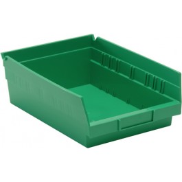 Plastic Shelf Bins QSB107 Green