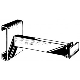 8" Hangrail Bracket for Rectangular Tubing