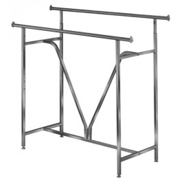 Heavy-Duty V-Brace Double Bar Box Rack