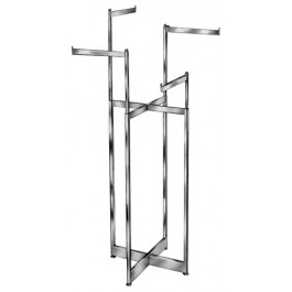 Space Saving Square Tubing Garment Rack