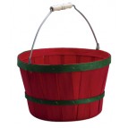 Red and Green Peck Basket