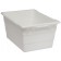 Plastic Cross Stack Tubs White