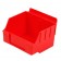 Slatwall Plastic Bins Red