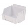 Slatwall Plastic Bins White