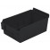 Shelfbox 200 Black Plastic Slatwall Bins