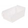 Shelfbox 200 White Plastic Slatwall Bins