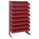 Single Sided Pick Rack with Bins - Red