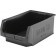 Stackable MAGNUM Plastic Bins Black