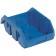 Double Sided Plastic Bin Blue