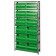 Green Plastic Storage Bin Steel Shelving Systems