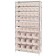 Ivory Plastic Bin Wire Shelving Unit