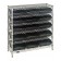 Plastic Storage Bin Wire Shelving Units Black