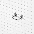 Pegboard 3" Double Mounted U-Shaped Hook