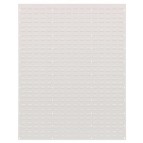 Wall Mount Oyster White Louvered Panels