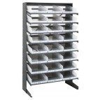 Clear Plastic Storage Bin Pick Rack Systems