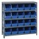 Blue Plastic Storage Bin Steel Shelving Systems