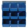 Plastic Storage Bin Louvered Panel System Blue