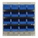 Plastic Storage Bin Louvered Panel System Blue