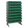 Sloped Shelving Pick Racks with Bins Green