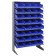 Single Sided Pick Rack with Bins - Blue