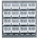 Clear Plastic Storage Bin Louvered Panel Systems