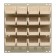 Plastic Storage Bin Louvered Panel System Ivory