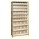 Ivory Plastic Storage Bin Steel Shelving Systems