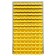 Wall Mount Panel with Plastic Bins - Yellow